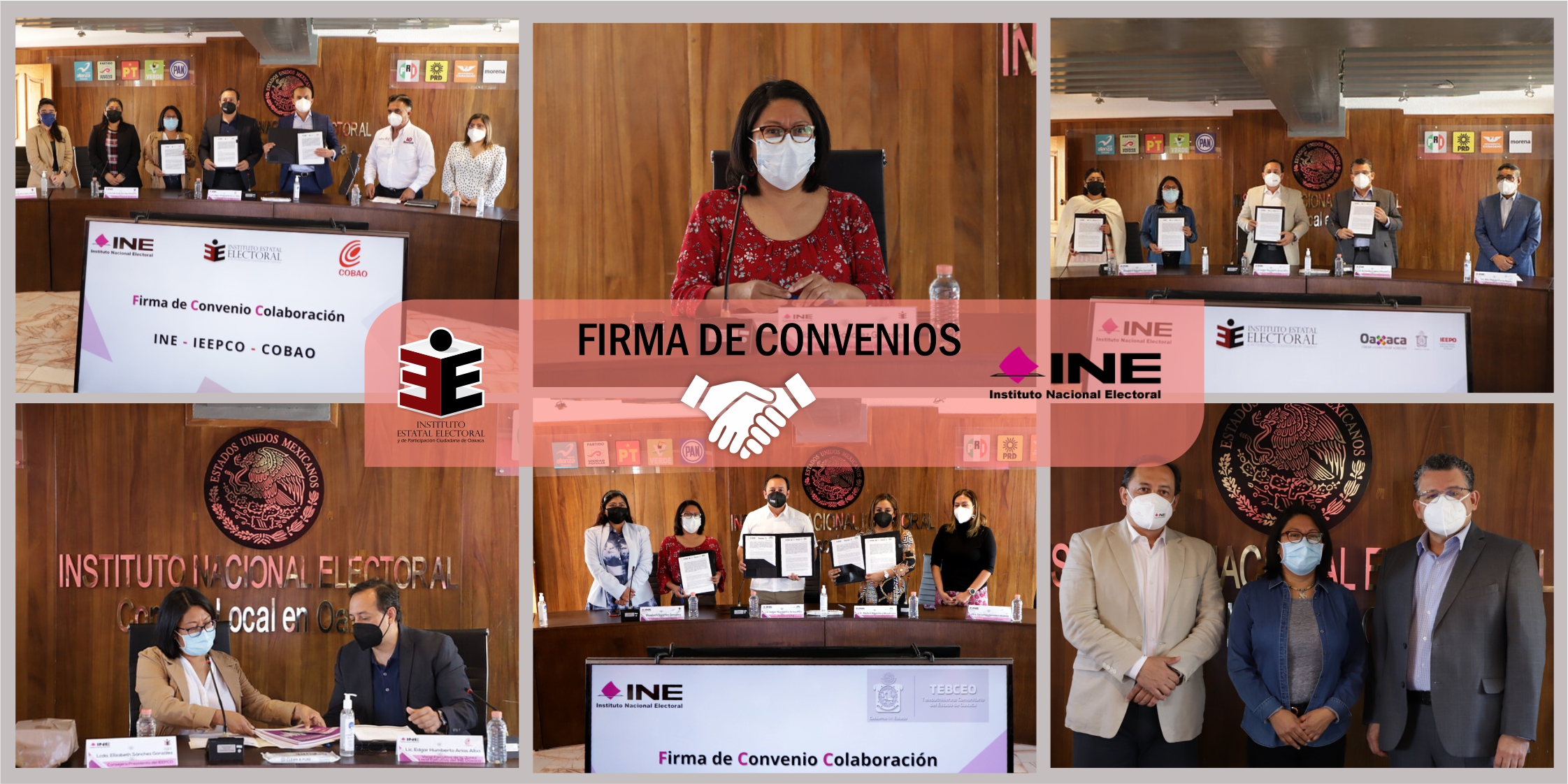 Ieepco E Ine Signan Convenios De Colaboración Con Instituciones Educativas La Onda Oaxaca 2702